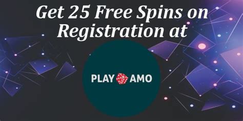 PlayAmo 25 Free Spins No Deposit.